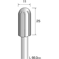 ミニモ Minimo ラバーホルダー 先丸 φ13用 (2本入) ES5719 1袋(2本)