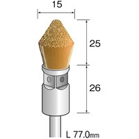 ミニモ Minimo 金属ブラシ 異形 真鍮 φ21 (3個入)