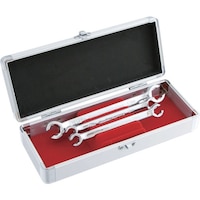 スエカゲツール スエカゲ 3本組フレアナットレンチセット フラットタイプ FNF3S 1S