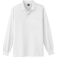 コーコス信岡 コーコス 長袖ポロシャツA1668 0 ホワイト SS A16680SS 1枚