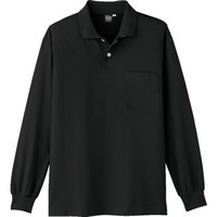 コーコス信岡 コーコス 長袖ポロシャツA1668 13ブラックNM A166813M 1枚