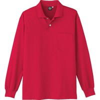 コーコス信岡 コーコス 長袖ポロシャツA1668 20 ロッソ L A166820L 1枚