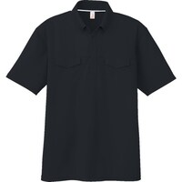 コーコス信岡 コーコス 半袖BDポロシャツAS557 13 ブラックSS AS55713SS 1枚