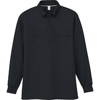 コーコス信岡 コーコス 長袖BDポロシャツAS558 13 ブラックLL AS55813LL 1枚