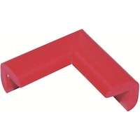 カーボーイ CARBOY 安心クッション コーナー用 極細 油面接着仕様 レッド AC73YS 1個