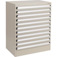 トラスコ中山 TRUSCO 中量棚収納用キャビネット W840XD535XH1040 11段 VE84S1012 1台