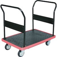 トラスコ中山 TRUSCO MKP樹脂製台車 両袖ハンドル 716×436 MKP303 1台