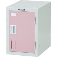 トラスコ中山 TRUSCO ミニロッカー 1人用 ピンク シリンダ錠式 SHW1AP 1台