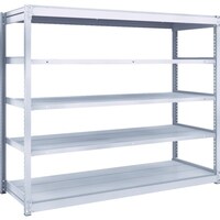 トラスコ中山 TRUSCO TUG型軽中量ボルトレス棚 200kg 単体型 1840×624×H1500 5段 TUG20056L5 1台