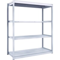 トラスコ中山 TRUSCO TUG型軽中量棚200kg単体 1540X624XH1800 4段 TUG20065L4 1台