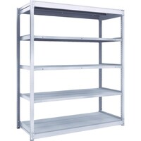 トラスコ中山 TRUSCO TUG型軽中量ボルトレス棚 200kg 単体型 1540×624×H1800 5段 TUG20065L5 1台