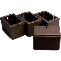 和気産業 WAKI Wフェルトキャップ GKー814DB 長角 4個入