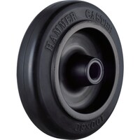 ハンマーキャスター ハンマー Sシリズ ナイロンホイルゴム巻車輪 100mm
