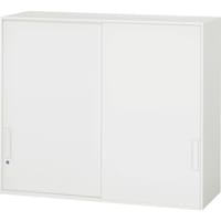 ダイシン DAISHIN 壁面収納庫引戸型 上置き専用W1200 ホワイト V124510S 1台