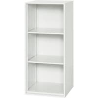 ダイシン DAISHIN 壁面収納庫 オープン型 上下兼用W450 ホワイト V44510K 1台