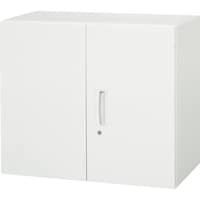 ダイシン DAISHIN 壁面収納庫 両開き型 上下兼用W800 ホワイト V84507H 1台