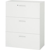 ダイシン DAISHIN 壁面収納庫 3段引出型 下置き専用W800 ホワイト V845311D 1台