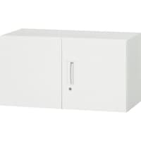 ダイシン DAISHIN 壁面収納庫 両開き型 上置き専用D450 ホワイト V94505H 1台