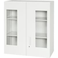 ダイシン DAISHIN 壁面収納庫 窓付き引戸型 上置き船用D450 ホワイト V94510HG 1台