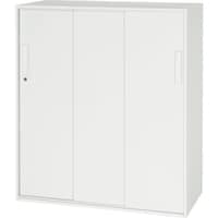 ダイシン DAISHIN 壁面収納庫 3枚引戸型 下置き専用D450 ホワイト V94511TS 1台