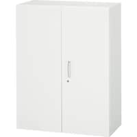 ダイシン DAISHIN 壁面収納庫 両開き型 上下兼用D450 ホワイト V94512H 1台