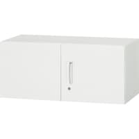 ダイシン DAISHIN 壁面収納庫 両開き型 上置き専用D500 ホワイト V95004H 1台