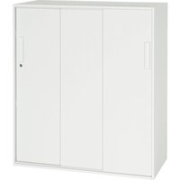 ダイシン DAISHIN 壁面収納庫 3枚引戸型 下置き専用D500 ホワイト V95011TS 1台