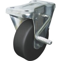 ヨドノ ヨドノ 導電MCナイロン車輪(ベアリング入)ステンレス製固定金具ストッパー付 EMCKAB75CD 1個