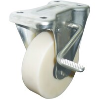 ヨドノ ヨドノ 帯電防止MCナイロン車輪(ベアリング入)固定金具ストッパー付 EMCKB75AS 1個