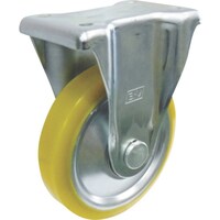 ヨドノ ヨドノ 中荷重用帯電防止ウレタンステンレスキャスター(ベアリング入)固定金具付 EUWKA200 1個