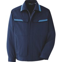 ミドリ安全 ミドリ安全 ベルデクセル 帯電防止 綿100%ブルゾン ネイビー L VE397UEL 1着