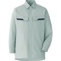 ミドリ安全 ミドリ安全 春夏 ベルデクセル 綿100%シャツ ライトグリーン L VES2406UEL 1着