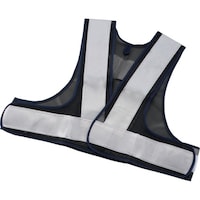 イチネンアクセス BERUF ショート反射ベスト 紺×白 ハイカプセル