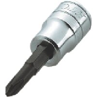 京都機械工具 KTC ドライバービットソケット 9.5sq.クロスビットソケットパック・台紙仕様 刃先No.2 差込角9.5mm