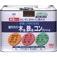 ニッペホームプロダクツ ニッぺ 水性つやありEXE 7L ブラックチョコレート HSU1117
