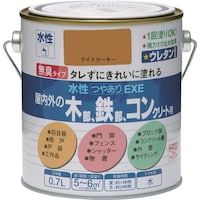 ニッペホームプロダクツ ニッぺ 水性つやありEXE 0.7L ライトカーキー HSU1220.7 4976124422218 1缶