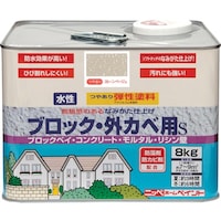 ニッペホームプロダクツ ニッぺ 弾性ブロック・外かべ用S 8kg ストーンベージュ HT1078 4976124240751 1缶