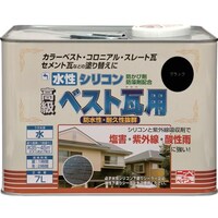 ニッペホームプロダクツ ニッぺ 水性シリコンベスト瓦用 7L ブラック HU1037 4976124203381 1缶