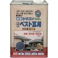 ニッペホームプロダクツ ニッぺ 水性シリコンベスト瓦用 14L 銀黒 HU10414