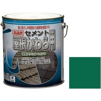 ニッペホームプロダクツ ニッぺ 水性セメント屋根かわら用 3kg 緑 HYN0083 4976124200977 1缶