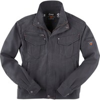 ジーベック XEBEC 長袖ブルゾン214091LL ストーンブラック