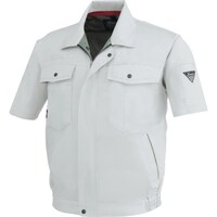 ジーベック XEBEC 半袖ブルゾン1271205L グレー 1271205L 1着