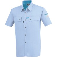 ジーベック XEBEC 半袖シャツ1552424L サックス 1552424L 1着