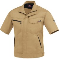 ジーベック XEBEC 半袖ブルゾン163181M キャメル 163181M 1着