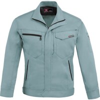 ジーベック XEBEC 長袖ブルゾン16346055L ミストグリーン 16346055L 1着