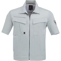 ジーベック XEBEC 半袖ブルゾン1651223L シルバーグレー 1651223L 1着