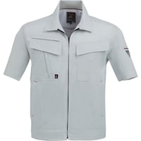 ジーベック XEBEC 半袖ブルゾン165122L シルバーグレー 165122L 1着