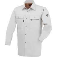 ジーベック XEBEC 長袖シャツ209322M シルバーグレー 209322M 1着