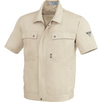 ジーベック XEBEC 半袖ブルゾン921031M アイボリー