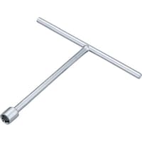 TONE TONE トルク検査機 T形レンチ 対辺寸法21mm 全長307mm ハンドル250mm